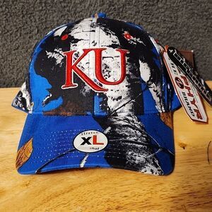 Zephyr Kansas University Jayhawks XL Stretchfit Hat - New